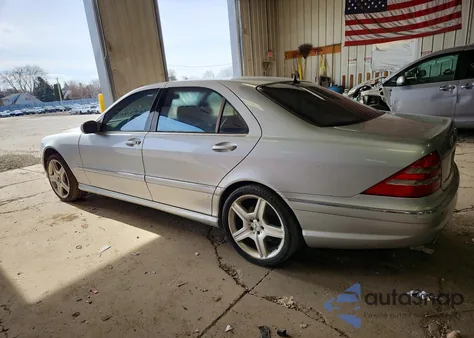 2002 Mercedes-Benz S 55 Amg из США, поврежденный, VIN WDBNG73J22A251466